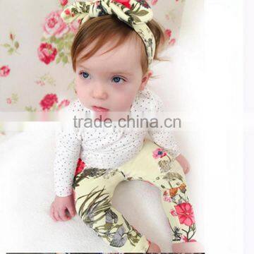 S17560A kid wear baby clothing set wholesale children's boutique clothing