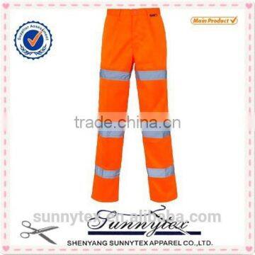 Sunnytex alibaba supplier mens fluorescent hi visibility en471 cargo trouser