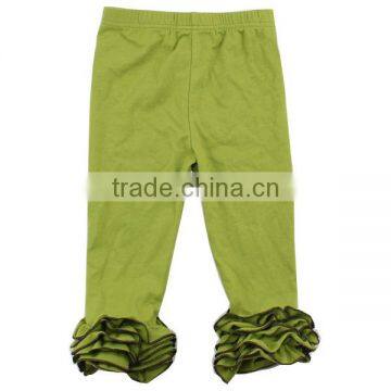 Wholesale winter boutique leggings girls icing pants, children cotton icing pants toddler infants baby solid icing pants