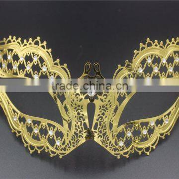 Metal Italy Venetian Mask Masquerade Rhinestones Filigree Vampire Diaries