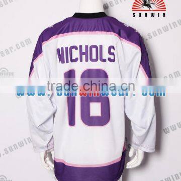 New Breathable Sublimated Custom Jersey Hockey Design photo-2
