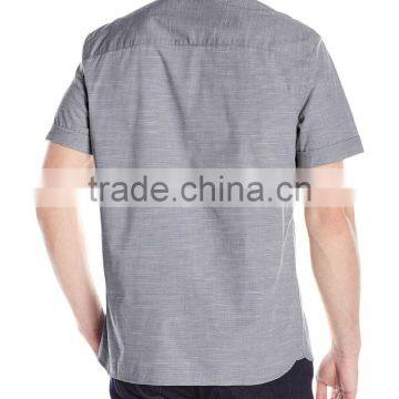 Men's Stripe Texture Shirt With Chest Pocket photo-6