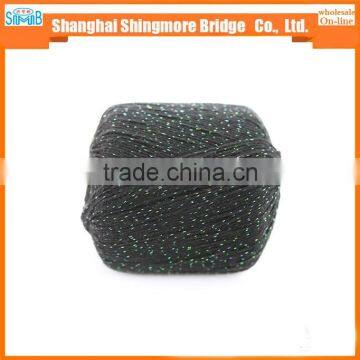 China Knitting Yarn Supplier Hot Sales High Standard Yarn Cotton Polyester Lurex With 50gram Balls photo-2