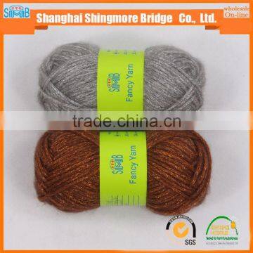China Fancy Knitting Yarn Supplier Best Selling Metallic Wool Blended Yarn, Air Yarn for Hand Knitting photo-4