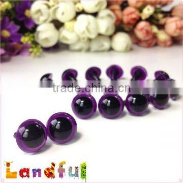 12mm Plush Toys Stuffed Knitting Wool Doll Purple Safety Eyes photo-4