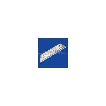 Small-sized kiosk  Metal panel mount keyboard with optical trackball MKB-65A-TB-M