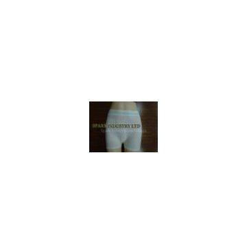 Washable Incontinence Briefs Compatible With Pads Of Soft Knit Weave