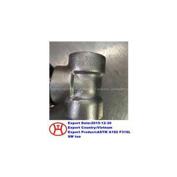 ASTM A182 F316L SW tee