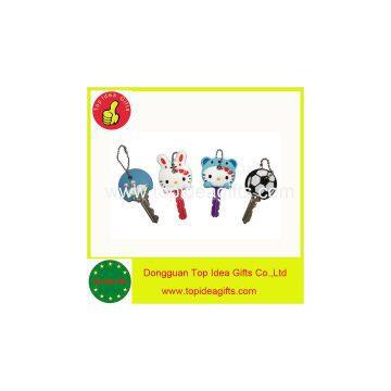 Double-sided 3D soft pvc key cap