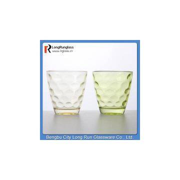 LongRun 10oz sprayed color glass drink water glasses wholesale