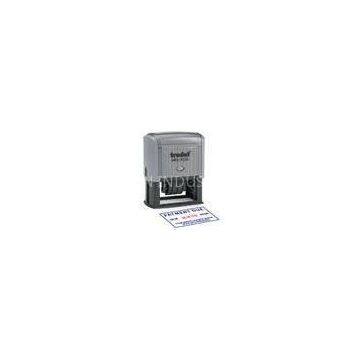 Trodat custom rectangle self inking date stamps 4726, Notary stamps, Bank Deposit stamps