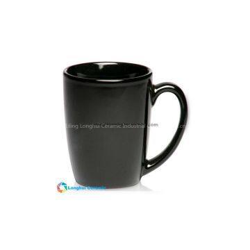 12oz Custom Curved Handle Java Promotional Ceramic Coffee Mug photo-2