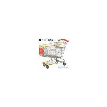 Large Capacity Supermarket Lightweight Shopping Trolley / Grocery Shopping Cart