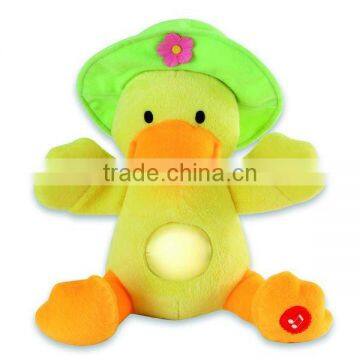 Plush night light in duck style