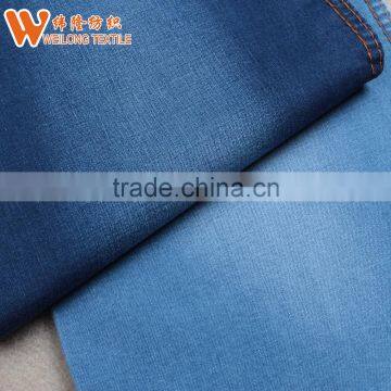 Dark blue good stretch denim fabric for woman jean