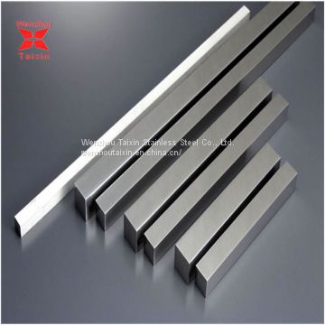 Best quality hot rolled 304/304L ss square bar Certificated