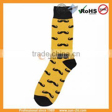 Colorized Striped Style High Quality Dress Business Men Socks photo-2