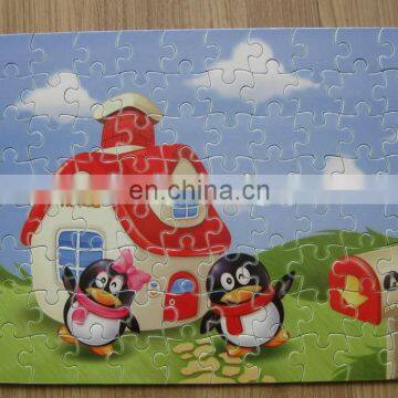 factory direct sale sublimation blank jigsaw puzzle