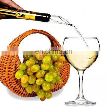 Stainless Steel Wine Chiller Stick Beer Bottle Cooler Stick With Pourer Spout