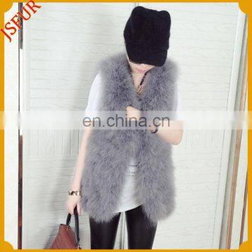 2016Newest Hot Sale Fur Waistcoat Turkey Fur Womens Fur Vest