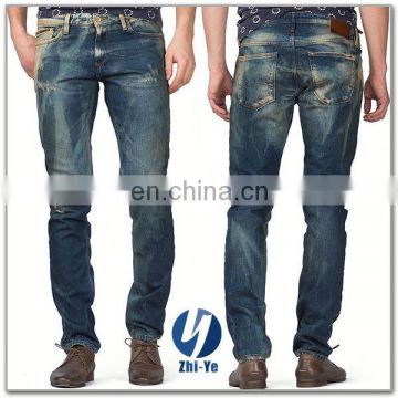 new style slim fit wholesale design denim jeans men