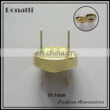 light-gold magnetic snap button