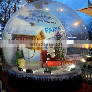 HOT Giant Inflatable Christmas Ornaments Ball Snow Globe for Outdoor Advertising