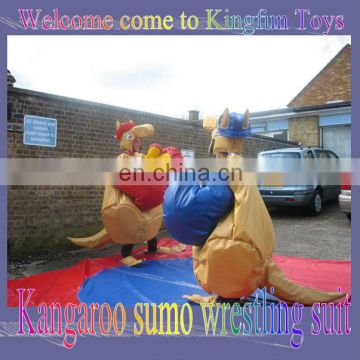 Kangaroo sumo wrestling suit