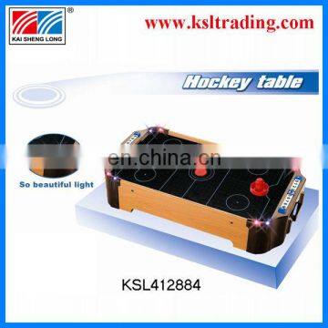 2014 Hot mini air hockey table sale music,light,table top ice hockey outdoor wooden toys for sale