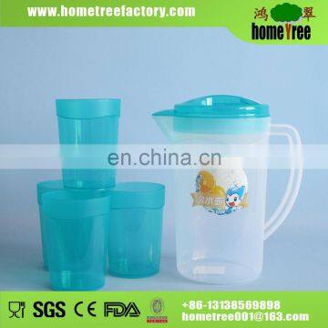 1.5 L water pitcher with 4pcs