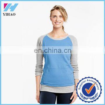 Yihao trade assurance Wholesale women clothing sportwear long sleeve Tunic Sweatshirt