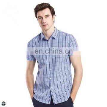 T-MSS017 Wholesale Stylish Mens Cheap Short Sleeve Office Dress Shirt