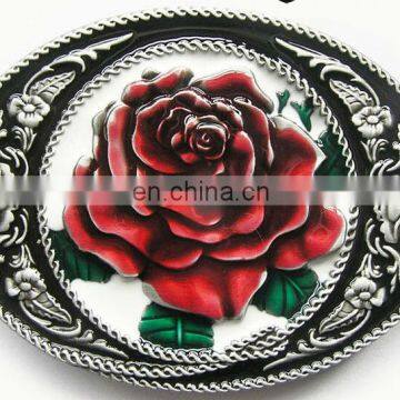 Creative poker modeling safety belt buckle led fashion