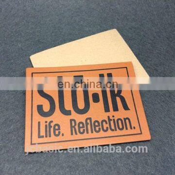 Real Leather Label/rubber Synthetic Leather Patch photo-2