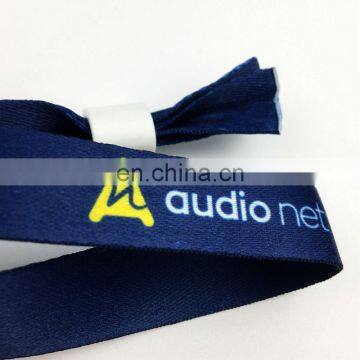 Custom Cheap Festival Woven Wristbands / Polyester Wristband / Fabric Wristbands photo-4