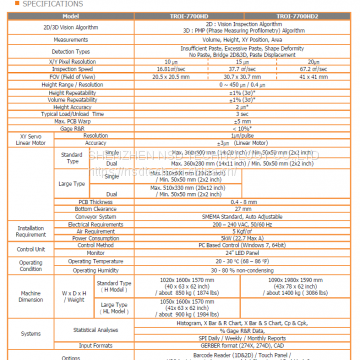 3D Inline SPI TROI-7700H/7700HXL/7700HD/7700HD2 photo-2