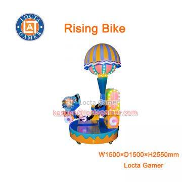 Zhongshan amusement park equipment wig-wag machine Amusement ride video game machine Rocking Machine 1 seat Rising Bike