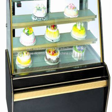 Low Noise High Efficiency Automatically Defrost System Food Showcase Refrigerator