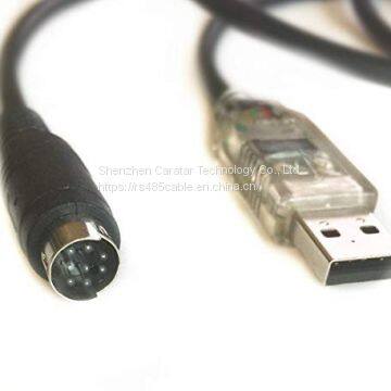 FTDI Chipset usb rs223 DIN6pin  8P 12Pin adapter  male cable
