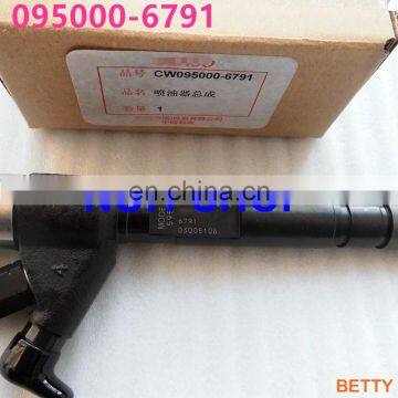 100% genuine and diesel fuel common rail injector 095000-6791