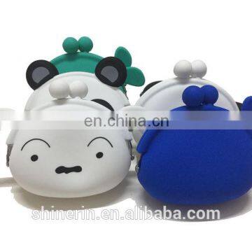 Fashionable Zipper Key Bag Korean Style Animal Cartoon Shape Silicone Coin Purse photo-4