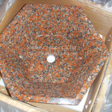 G562 Granite Wahbasin, Red Maple Granite Bathroom Sinks