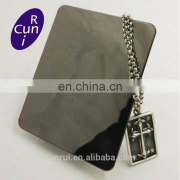 Black Mirror PVD Coated 8K Finish 316 4X8 Decorative Color Stainless Steel Sheet photo-6