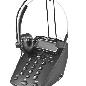 China BN200 business telephone + T11 business telephone headset for call center