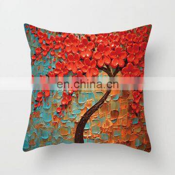 Floral Design Cushion Cover Vintage Flower Pillow Case Home Decorative Throw Pillow Cover photo-4