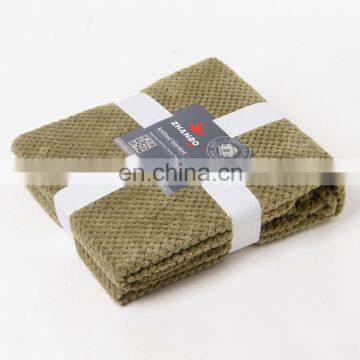 Factory Made Waffle Baby Pineapple Pattern Coral Fleece Blanket At Good Price photo-2