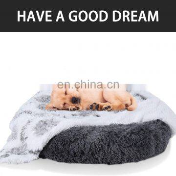 2020 High Quality Cheap Dog Cat Plush Pillow Fleece Pet Blanket photo-3