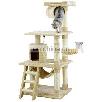 High Quality Cat Tree for Big Cats Solid Wood Cat Climbing Frame Cat House Tree photo-6