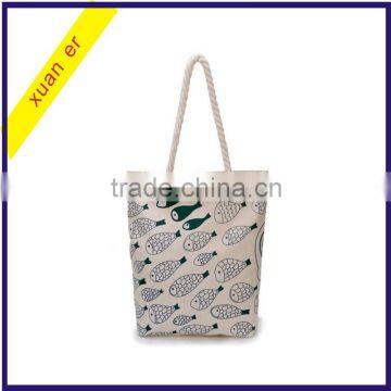 Wholesale high quality custom printed canvas ladies bag                        
                                                Quality Choice