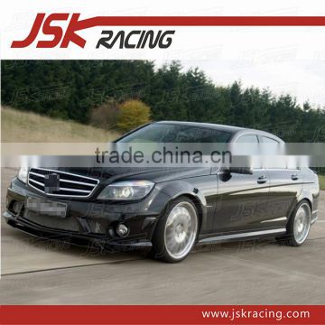 2008-2013 C STYLE CARBON FIBER FRONT BUMPER LIP FOR MERCEDES BENZ C-CLASS W204 AMG C63 FRONT LIP (JSK060141)